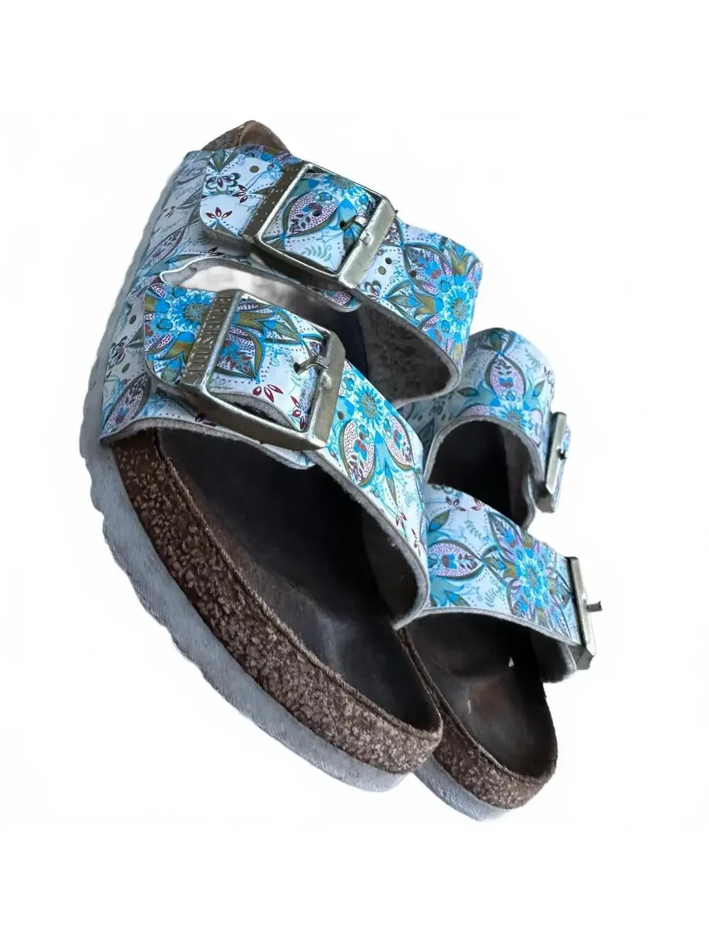 Birkenstock Birko Flor ARIZONA Boho Flowers White 38 1015280